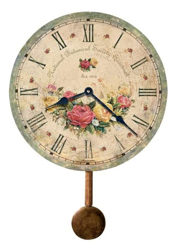 Reloj De Pared Howard Miller Declo - Antiguo Y Redondo Con M