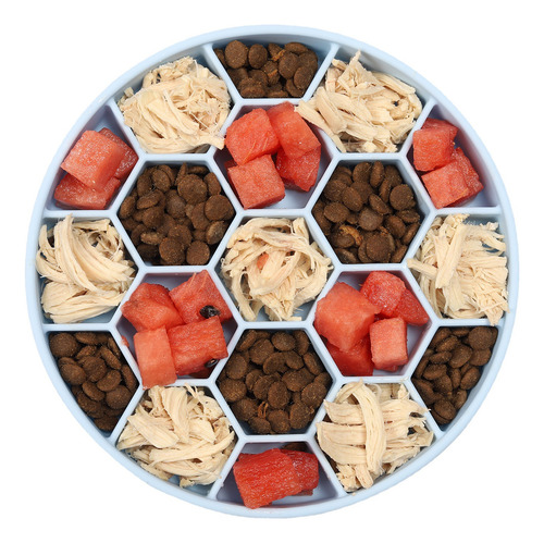 Medium Orange (21cm) - Anti-choke Slow Feeder Dog Bowl With