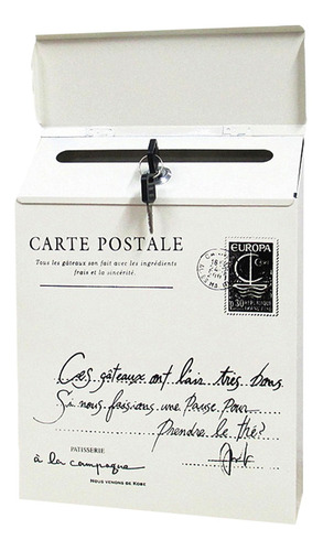 Buzón De Correo De Pared Retro Vintage Carta Postal Nueva 08 