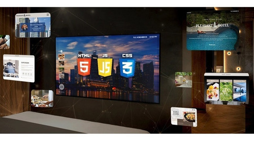 Pantalla Hotelera Smart Samsung Hg55au800nfxza, 55 Pulgadas