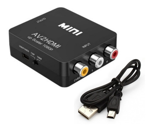 Convertidor Adaptador Rca A Hdmi 720p/1080p