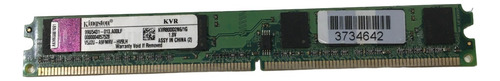 Memoria Kingston Kvr800d2n6/1g 1gb Ddr2 800mhz Cl6 (cx) (Usado)