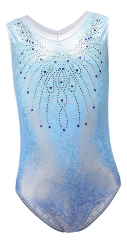 Niñas Gimnasia Leotardos Ballet Leotardo Azul Ballet Danza