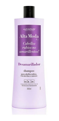 Shampoo Desamarillador Alta Moda Alfapaf 300ml Matizador