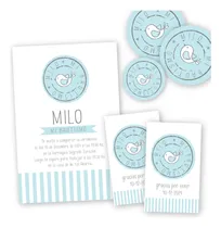 Comprar Kit Imprimible Pajaritos Bautismo Baby Shower Candybar 5