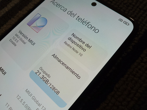 Xiaomi Redmi Note 10 Dual Sim 128 Gb Gris Ónix 4 Gb Ram Gris Oscuro (Usado)