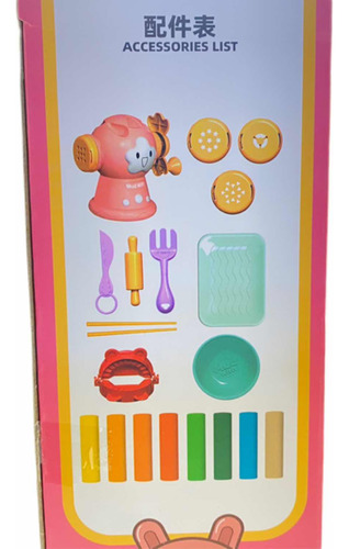 Juego Niños Maquina De Fideos Plasticina Masa Mágica Juguete