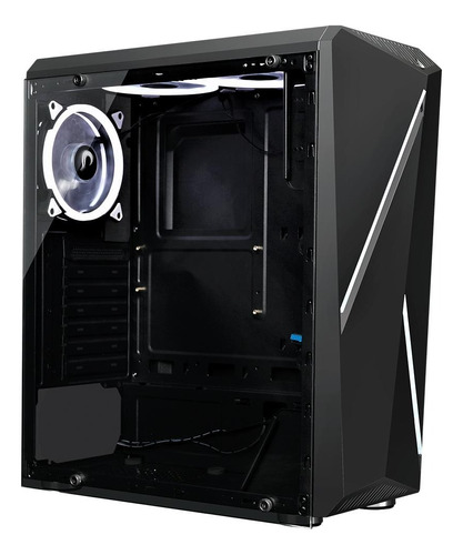 Gabinete Gamer Rise Mode Z2 Glass Vidro Temperado Cor Preto