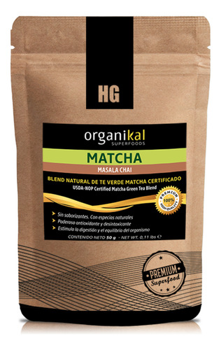 Organikal-superfoods Matcha Masala Chai 50gr