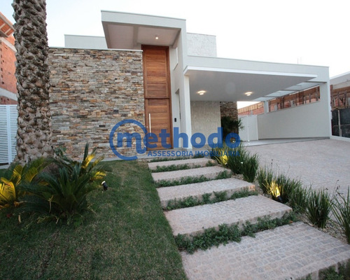 Casa A Venda Alto Padrão Mont Blanc Residence Campinas - Ca00137 - 68423302