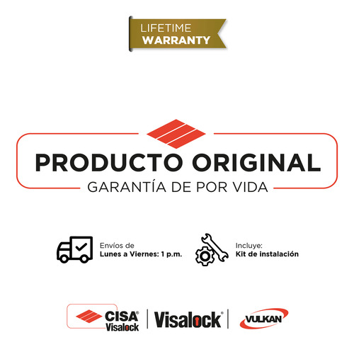 Cerradura Para Embutir Cisa 25mm Modelo 83