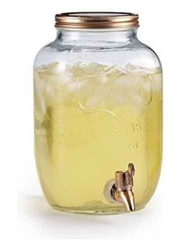 Brilliant Mason Jar Glass Yorkshire Dispensador De Be