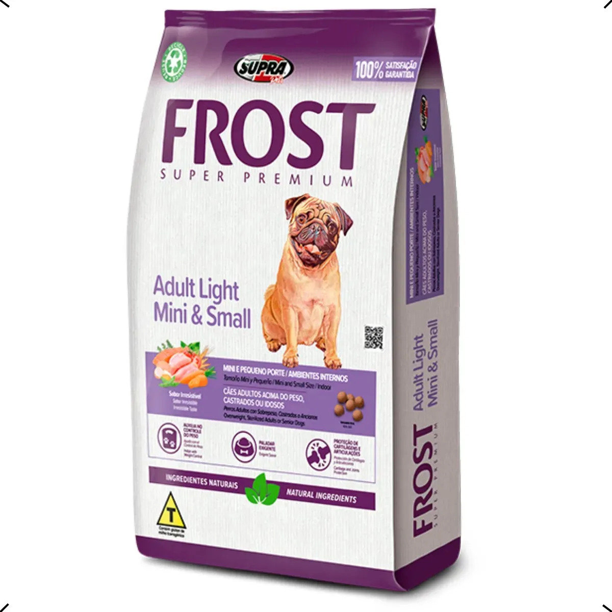 Alimento Super Premium Supra Light Adulto Raça Pequena Para Cão Adulto De Raza Pequena Sabor Frango