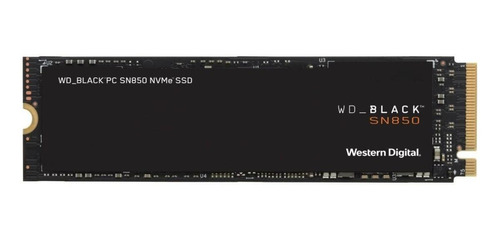 Imagen 1 de 3 de Disco sólido SSD interno Western Digital WD Black SN850 WDS500G1X0E 500GB
