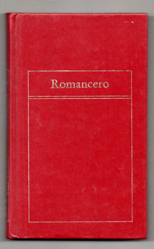 Romancero - Manuel Alvar - Hyspamerica Tapa Dura