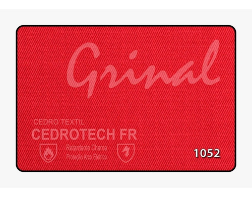 Imagen 2 de 5 de Tela Retardante De Llama - Cedro - Certificada