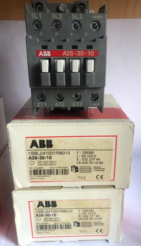 Contactor Abb Mod. A30-30/ A26-30/ A40-30 Bobinas 110v-220v