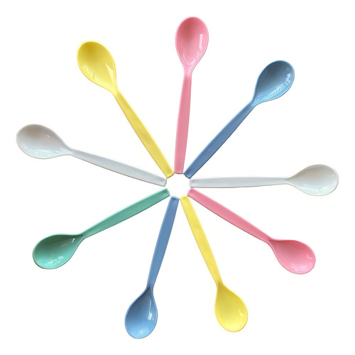 Kit De Colher Infantil Merenda Escola Bebe Creche Resistente