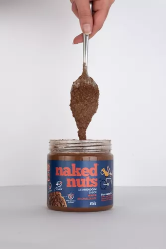 Pasta de Amendoim Sabor Wafer Chocolate e Coco Naked Nuts 450g
