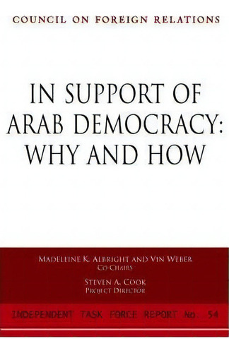 Arab Reform : Independent Task Force Report, De Madeleine K. Albright. Editorial Council On Foreign Relations, Tapa Blanda En Inglés
