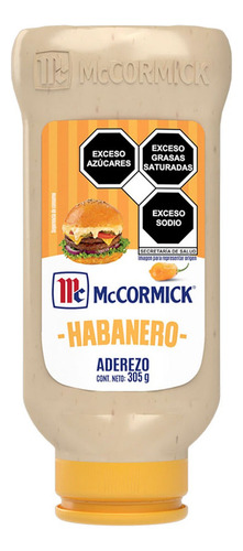 Aderezo de Mayonesa McCormick con Habanero Squeeze 305 g