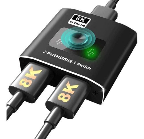 Adaptador Hdmi 2x1 Bidireccional 8k 60hz 4k 120hz