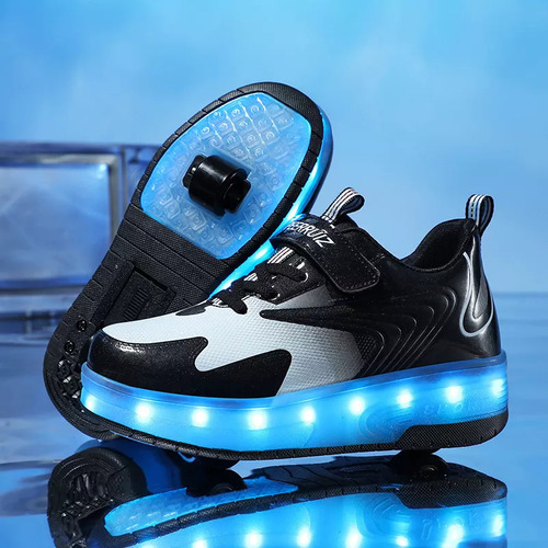 Zapatos Luminosos Para Patines De Dos Ruedas Para Niños