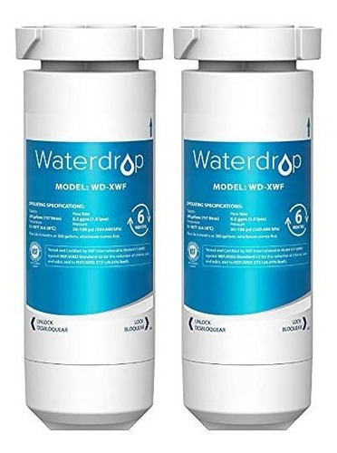 Reemplazo De Waterdrop Xwf Para Filtro De Agua De Refrigerad