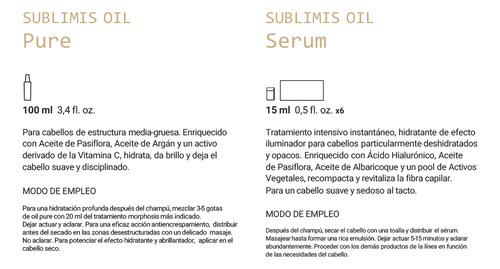 Kit Framesi Morphosis Sublimis Oil Shampoo + Acond. X1000ml