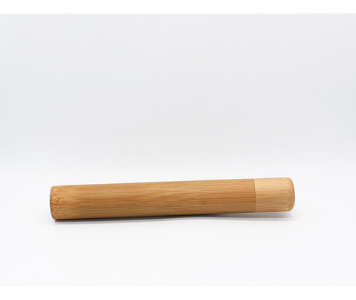 Estuche De Cepillo De Dientes Natural Portátil Para Viajes H