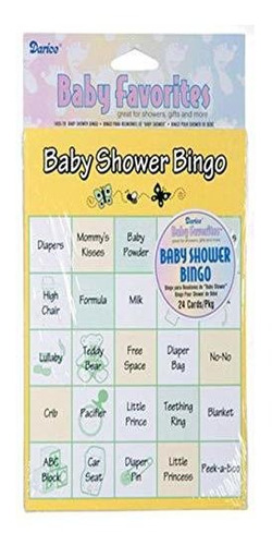 Bingo Baby Shower, 24 Piezas