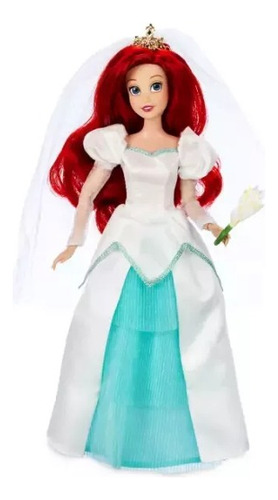 Disney Store Set Muñecos Ariel Y Eric La Sirenita Novios
