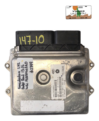 Computadora Dodge Dart 1.4l 13-16 Turbo P05150663ad (Usado)