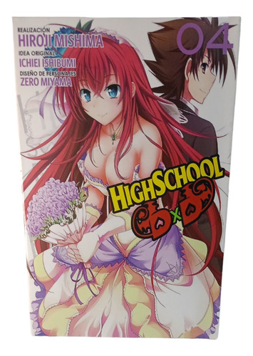 Highschool Dxd Manga Libro Tomo 4