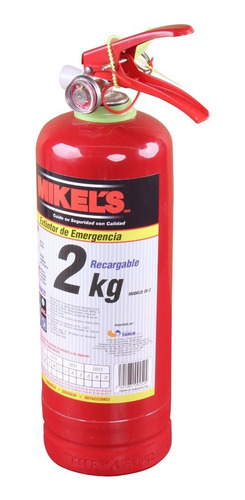 Extintor De Emergencia Recargable 2 Kg Ee-2