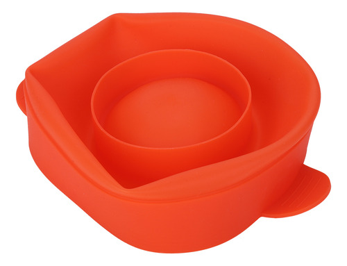 Zc Cubo De Silicona Rojo For Palomitas De Maíz Con Tapa For