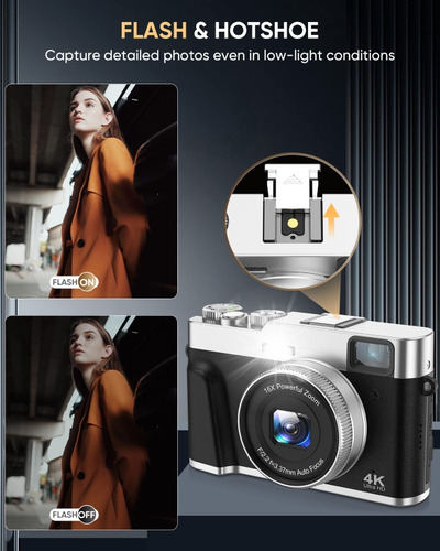 Imagen 5 de 7 de Cámara Digital 4k 48 Mp Enfoque Automático Con Zoom 16x