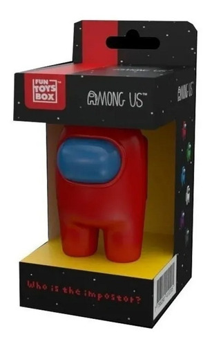 Among Us Muñecos Llavero Tripulante Impostor 6 Cm - Rojo