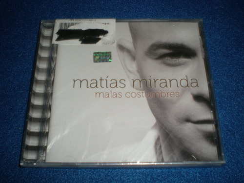 Matias Miranda / Malas Costumbres  Cd Nuevo C37-19 