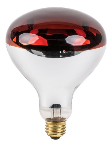 Ampolleta incandescente France Infrarroja 250w Bulbo color rojo 250W 220V