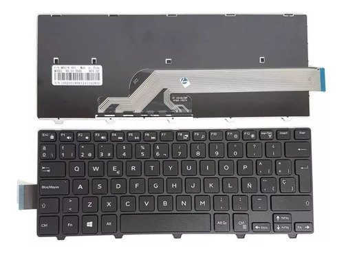 Teclado Negro Para Dell 14-3000 14 5000 5442 5443 5445 5447