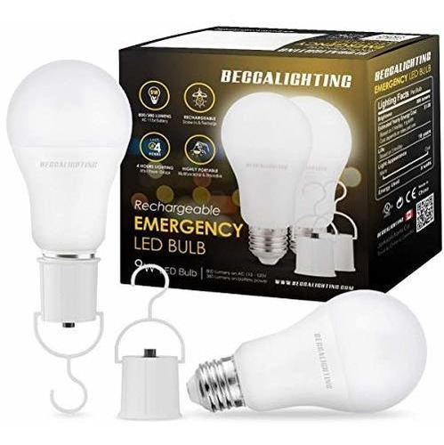 Focos Led - Beccalighting Emergency Led Light Bulb, 9w Porta