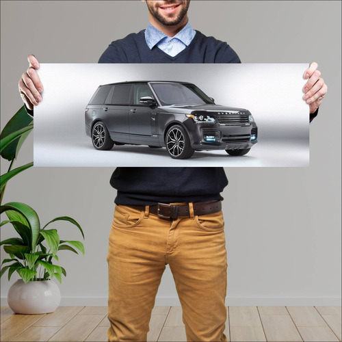 Cuadro 30x80cm Auto 2016 Range Rover Autobiograp 306