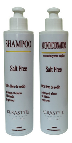 Shampoo + Acondicionador Sin Sal 200ml Oferta 3x2