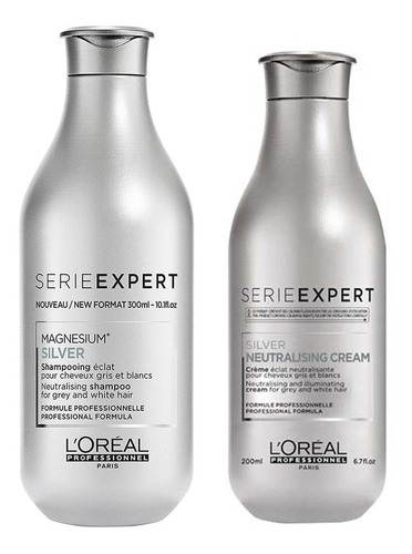 Kit Shampoo + Acondicionador Silver Loreal Serie Expert