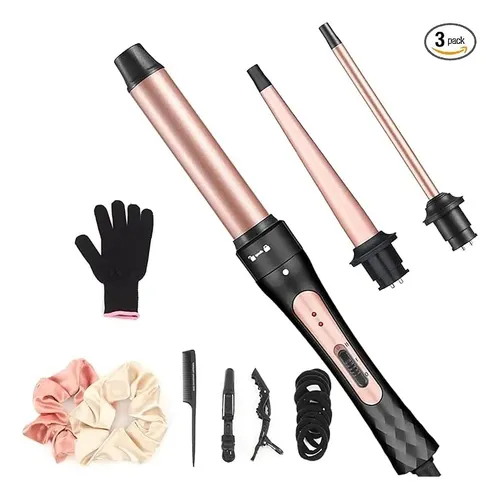 Modelador De Cachos 3 Em 1 Com Barris - R$ 77,52