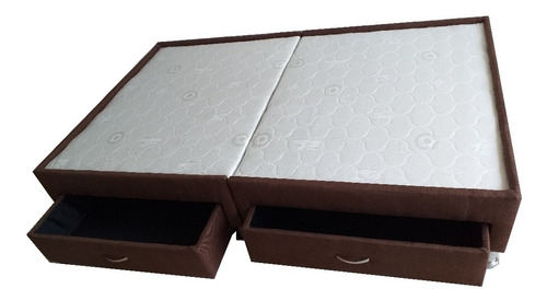 Base Cama Con Cajones Y Espaldar