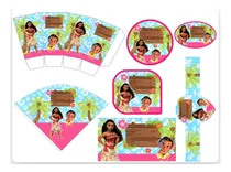 Comprar Kit Imprimible 100 % Editable De Moana
