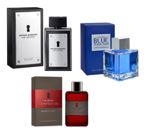Perfume Antonio Banderas Promoción X 3 Originales Importados