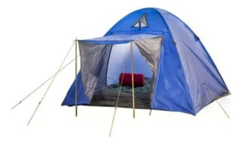 Carpa Iglú Klimber Azul Para 4 Personas Camping Playa